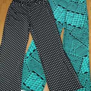 Robert Louis Pants - Robert Louis Black & White Polka Dot Palaazo Pants Robert Louis Pants - Robert Louis Black & White Polka Dot Palaazo Pants